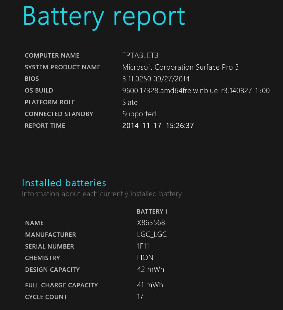 BatteryReport 1