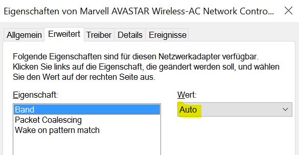 wlan-eigenschaften